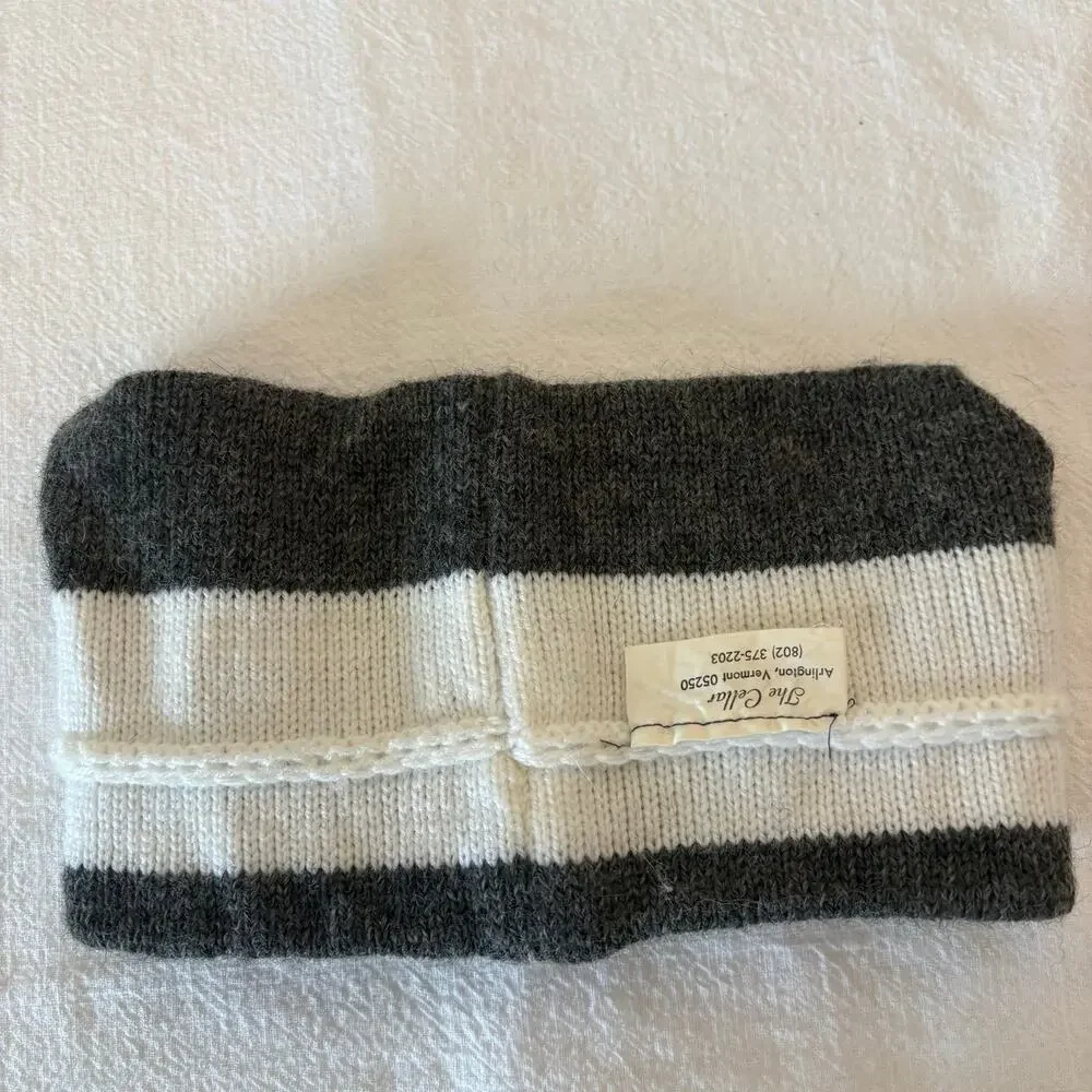 Burton The Cellar Vermont Wool Fair Isle Neck Gaiter Cowl Ski Snowboard Gray